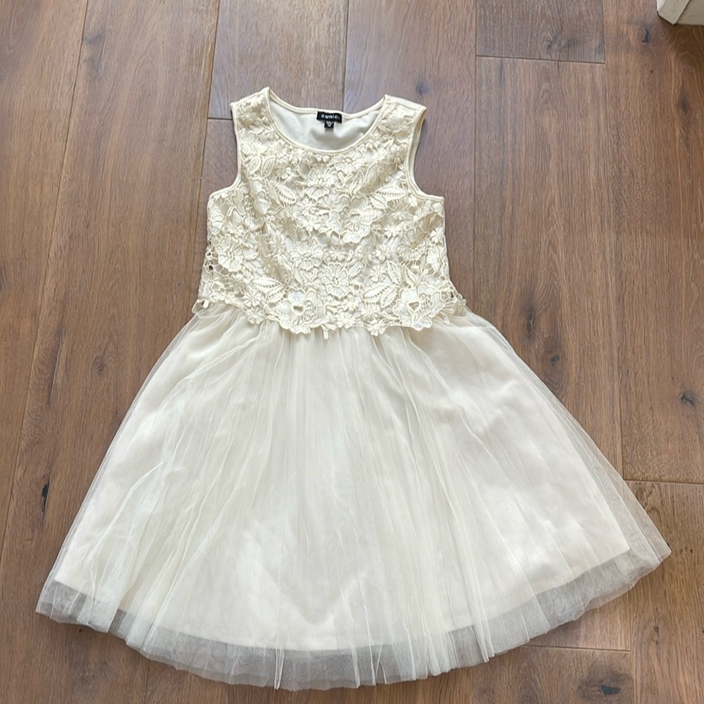 Cream colored dress